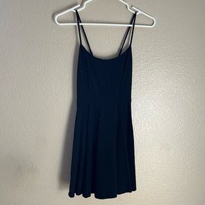 Black mini dress